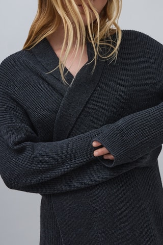 Gilet en laine - Gris foncé - IKKS