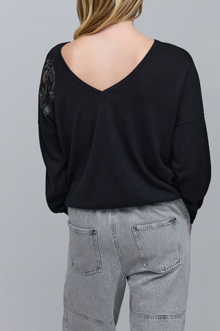 Pull en laine - Noir - IKKS