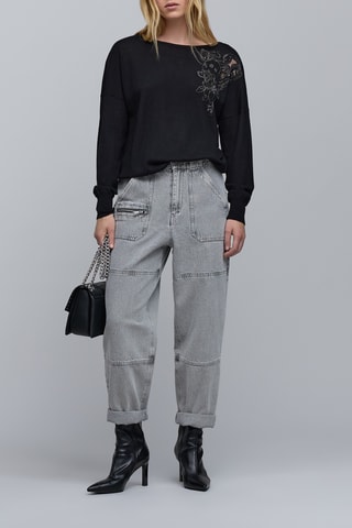 Pull en laine - Noir - IKKS