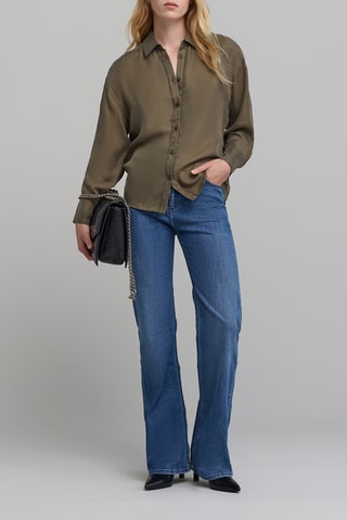 Chemisier oversize - Kaki - IKKS