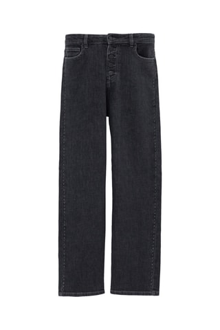 Jean droit taille haute - Gris foncé - IKKS