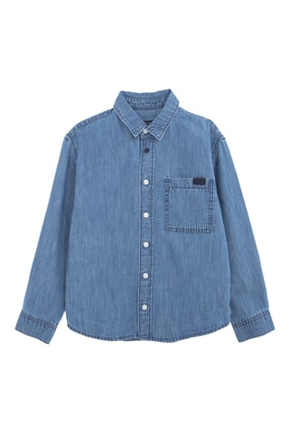 Chemise en jean - Bleu clair - IKKS