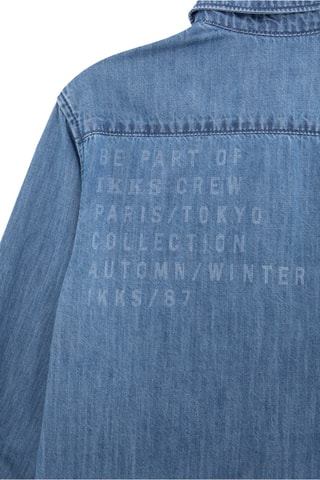 Chemise en jean - Bleu clair - IKKS