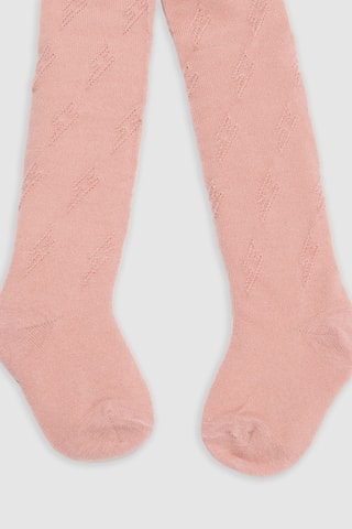 2 paires de collants - Rose et gris - IKKS