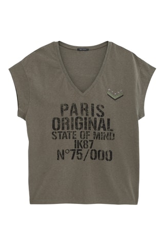 T-shirt - Kaki chiné - IKKS