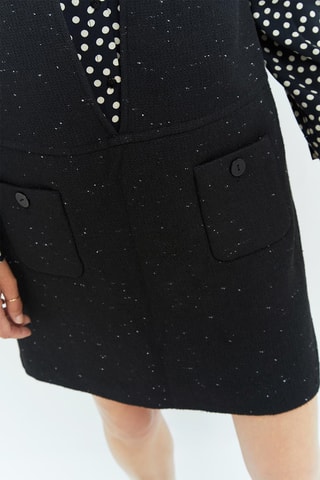 Robe droite - Noir  - One Step