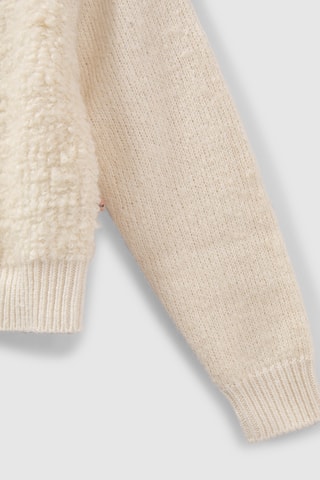 Gilet en laine et alpaga - Ecru - IKKS