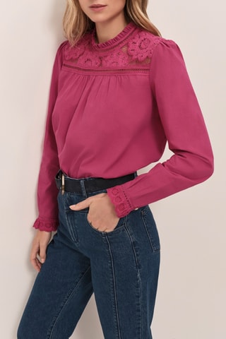 Blouse - Fuchsia  - One Step