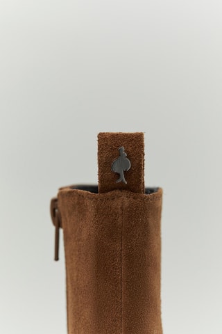 Bottines en nubuck - Camel  - One Step