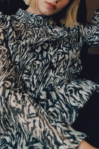 Blouse - Ivoire et noir - IKKS