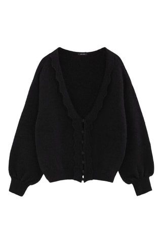 Gilet en laine - Noir  - One Step