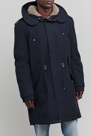 Parka à capuche - Bleu marine - IKKS