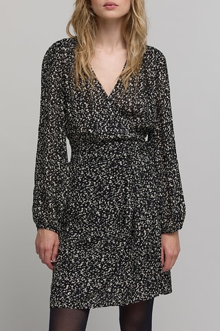 Robe portefeuille - Noir - IKKS