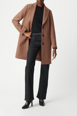 Manteau en laine - Marron - IKKS