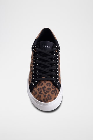 Baskets en cuir - Camel - IKKS
