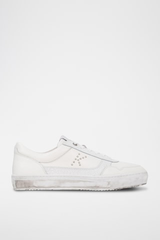 Baskets en cuir - Blanc - IKKS