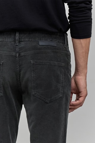 Pantalon slim en velours - Gris foncé - IKKS