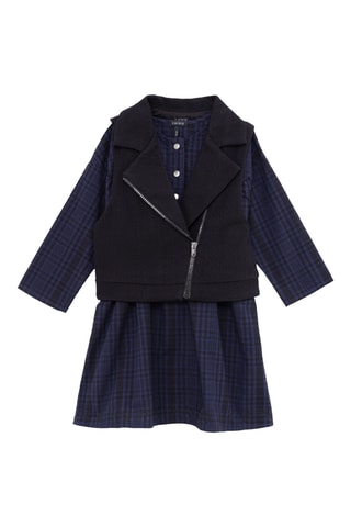 Robe et gilet sans manches - Bleu marine - IKKS