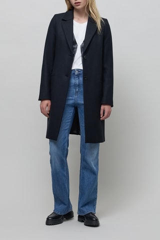 Manteau en laine - Noir - IKKS