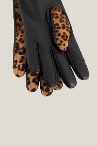 Gants en cuir - Marron  - One Step