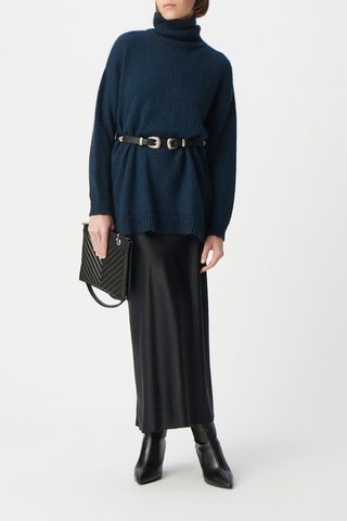 Pull en mohair - Bleu marine - IKKS