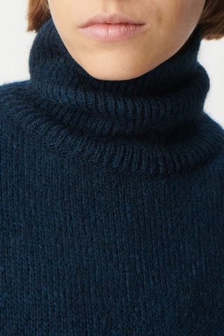 Pull en mohair - Bleu marine - IKKS