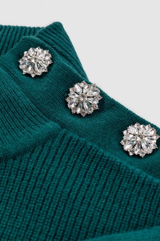 Pull en laine - Vert émeraude - IKKS