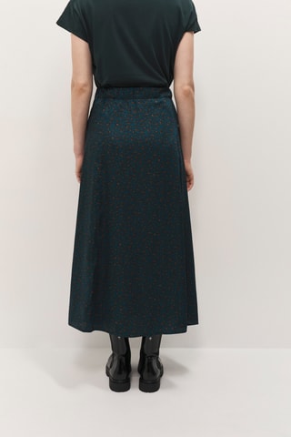 Jupe portefeuille taille haute - Vert foncé  - One Step