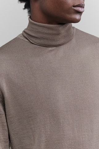 Pull en mérinos - Taupe - IKKS