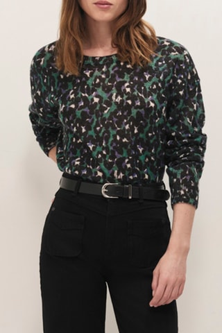 Pull - Vert foncé et noir  - One Step