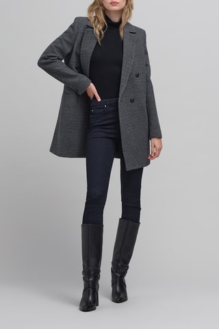 Manteau en laine - Gris et noir - IKKS