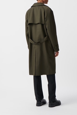 Trench en laine - Kaki - IKKS