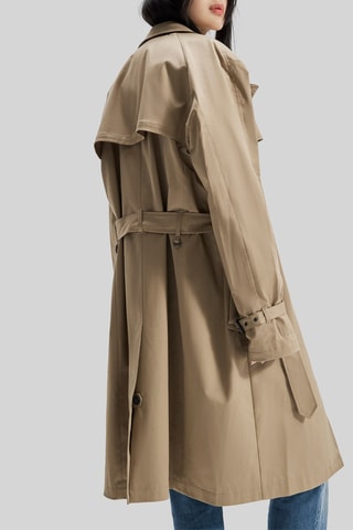 Trench oversize - Beige - IKKS