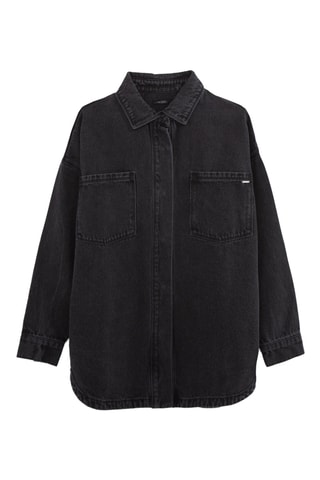 Surchemise en jean - Noir - IKKS