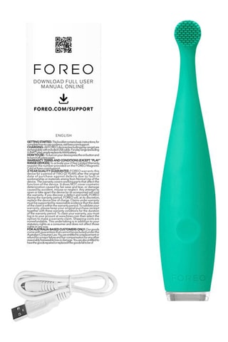 Tandenborstel ISSA baby Kiwi Green Panda - 0 tot 4 Jaar - Silicone