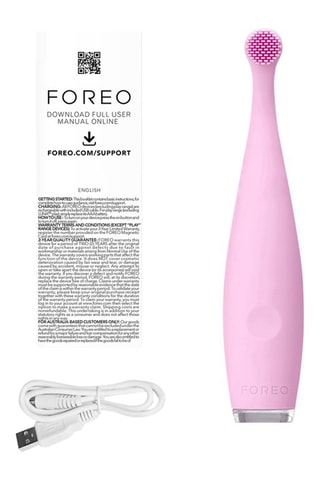 Tandenborstel ISSA baby Pearl Pink Bunny - 0 tot 4 Jaar - Silicone