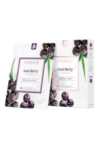 3 Stoffen Maskers Farm to Face Baies d'Açaï  3 x 20 g