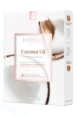 3 Stoffen Maskers Kokosolie 3 x 20 g