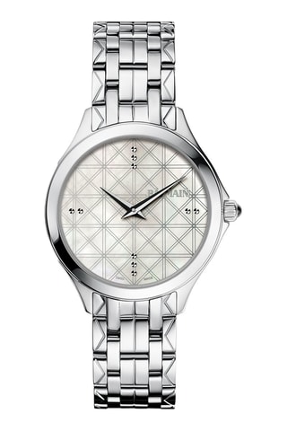 Stalen en Parelmoeren Quartz Horloge Balmain Flamea
