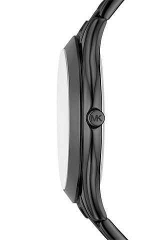 Stalen Quartz Horloge Runway Zwart