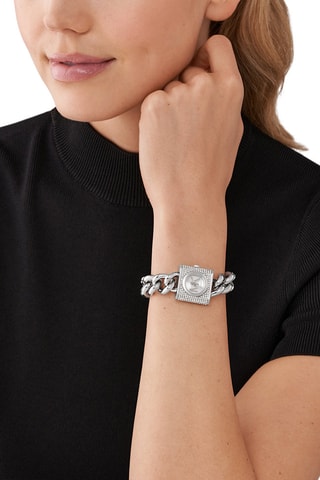 Stalen Quartz Horloge - Zilverkleurig