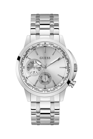 Stalen Quartz Horloge - Zilverkleurig