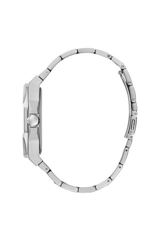 Stalen Quartz Horloge - Zilverkleurig