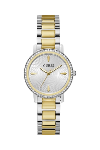 Stalen Quartz Horloge - Zilverkleurig en Goudkleurig