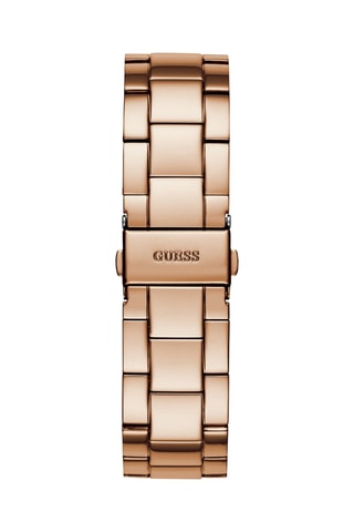 Stalen Quartz Horloge  Roségoudkleurig