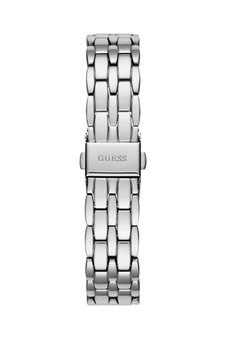 Stalen Quartz Horloge  Zilverkleurig