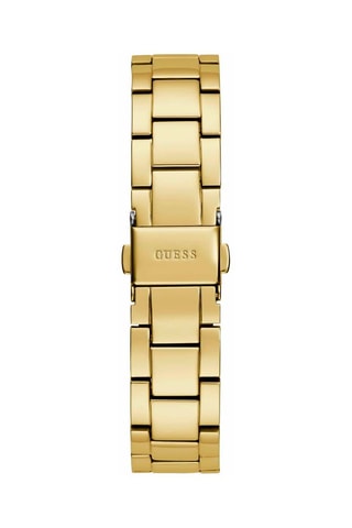 Stalen Quartz Horloge Goudkleurig