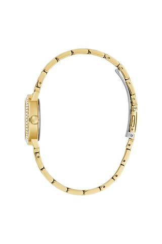 Stalen Quartz Horloge Goudkleurig en Zilverkleurig