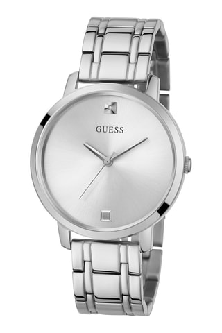 Stalen Quartz Horloge Zilverkleurig