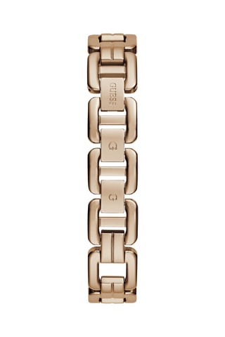 Stalen Quartz Horloge Roségoudkleurig